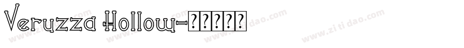 Veruzza Hollow字体转换